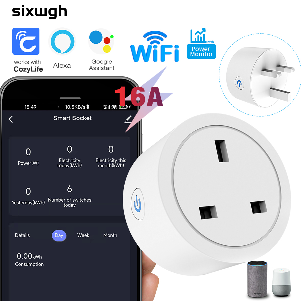Home Cinema Alexa - Inteligentne gniazdko WiFi 16A z wtyczką