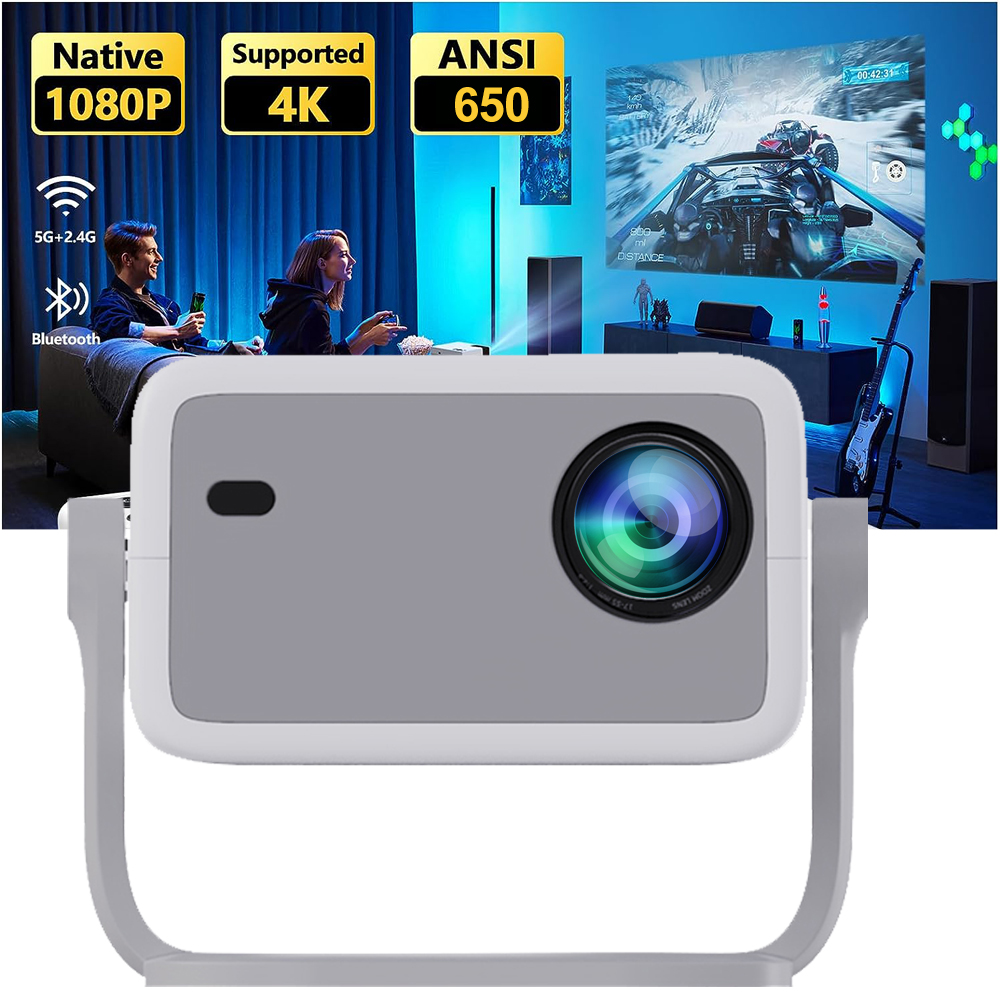 Home Cinema Focal - WZATCO WL018 Projektor Full HD 1080P