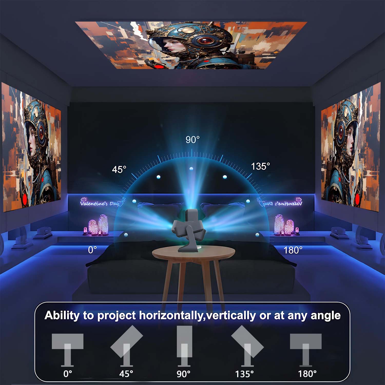 Inteligentny projektor dotykow – Home Cinema Kids recenzja i cena