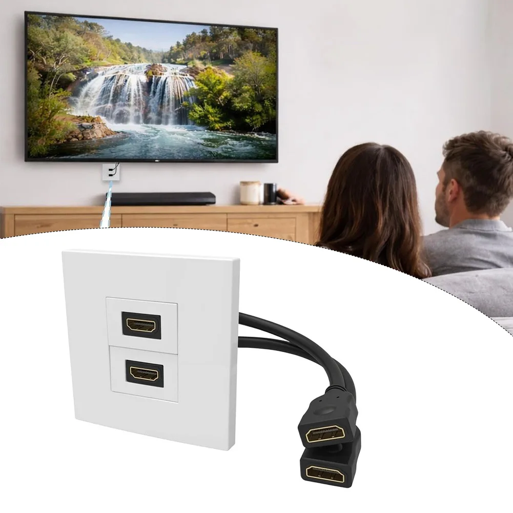 Podwójna płytka ścienna z kabl – Home Cinema Setup recenzja i cena