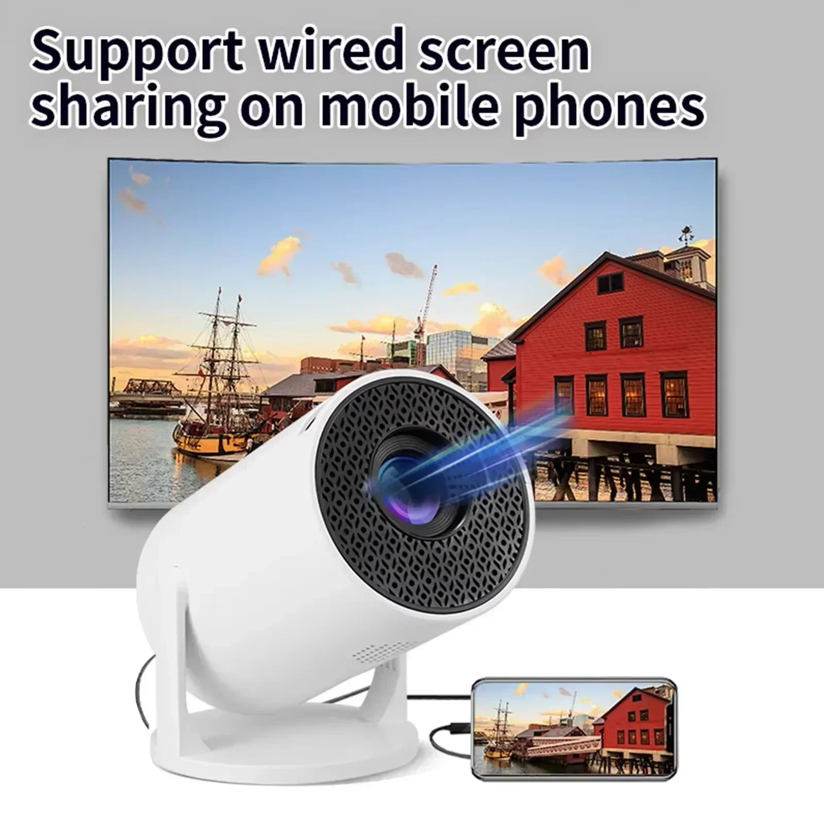 Nowy SmartProjector Mini HY300 – Home Cinema Setup recenzja i cena