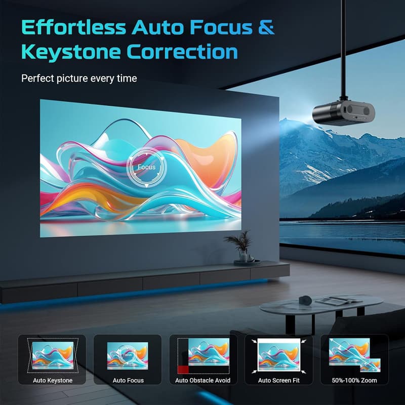 Projektor Huaweishi L007 4K 10 – Home Cinema Setup recenzja i cena