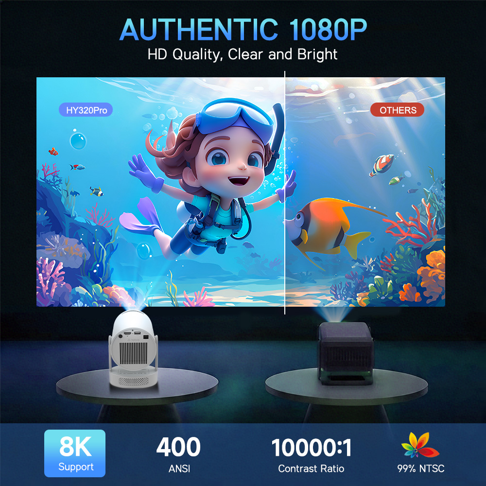 Magcubic Android 14 Natywny pr – Home Cinema Setup recenzja i cena