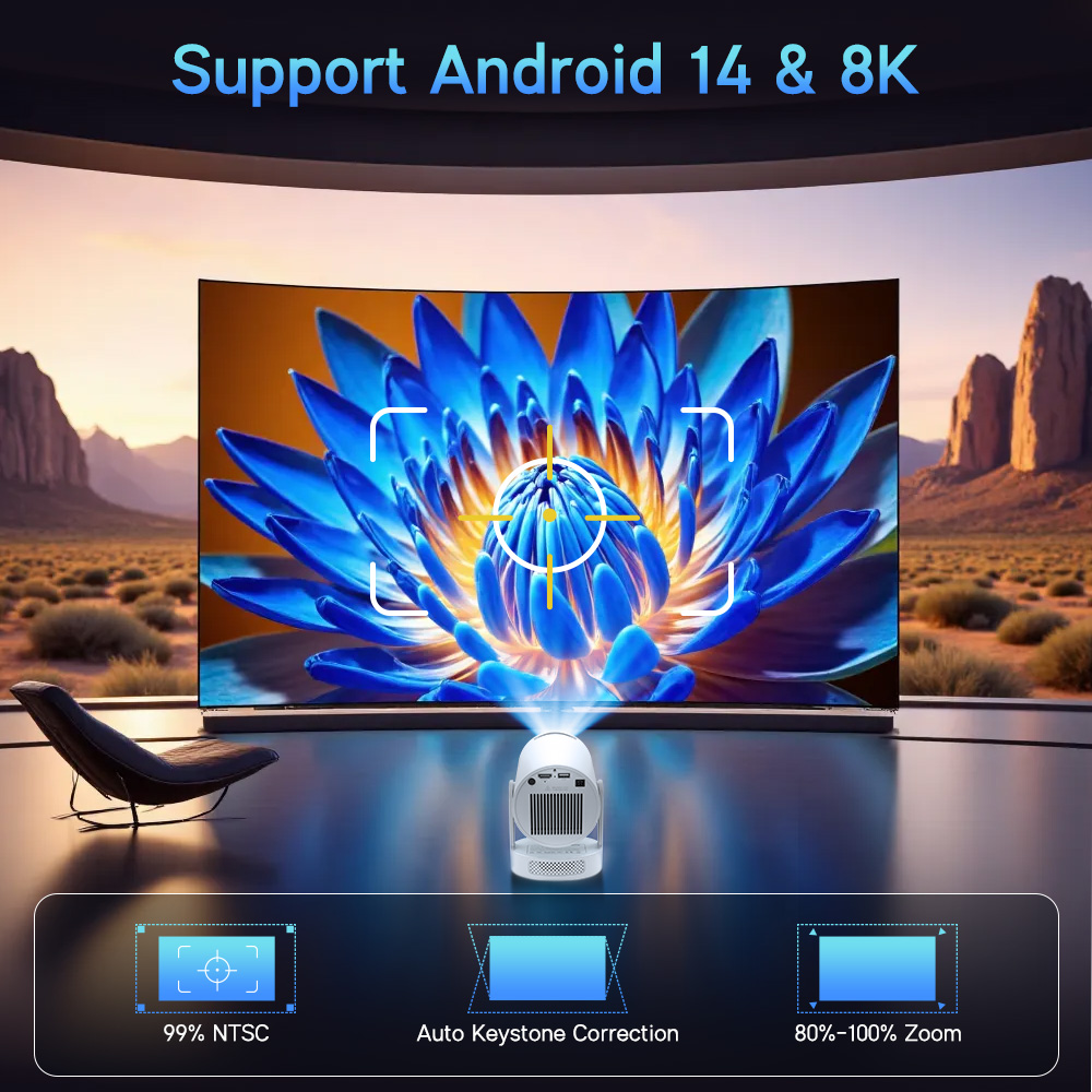 Magcubic Android 14 Natywny pr – Home Cinema Setup recenzja i cena
