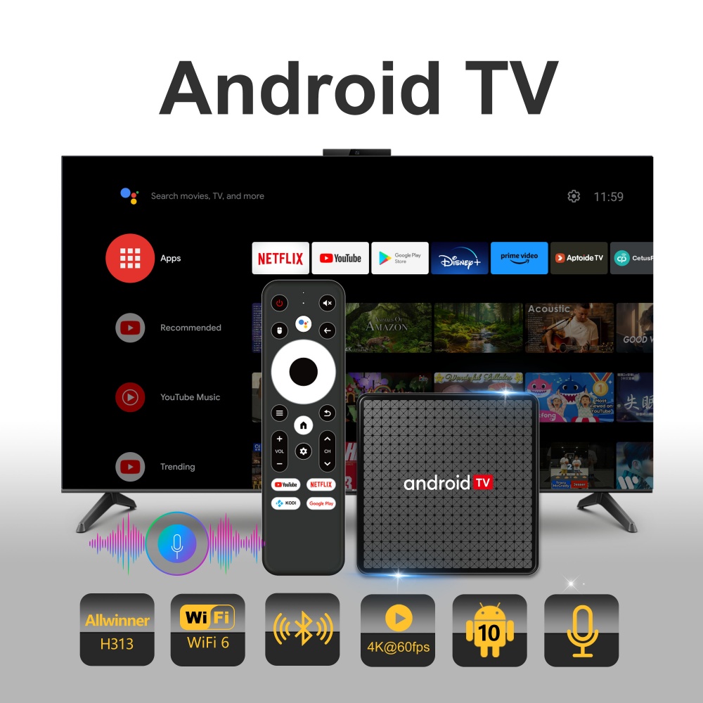 Wudung X5 TV Box AndroidTV All – Home Cinema Setup recenzja i cena