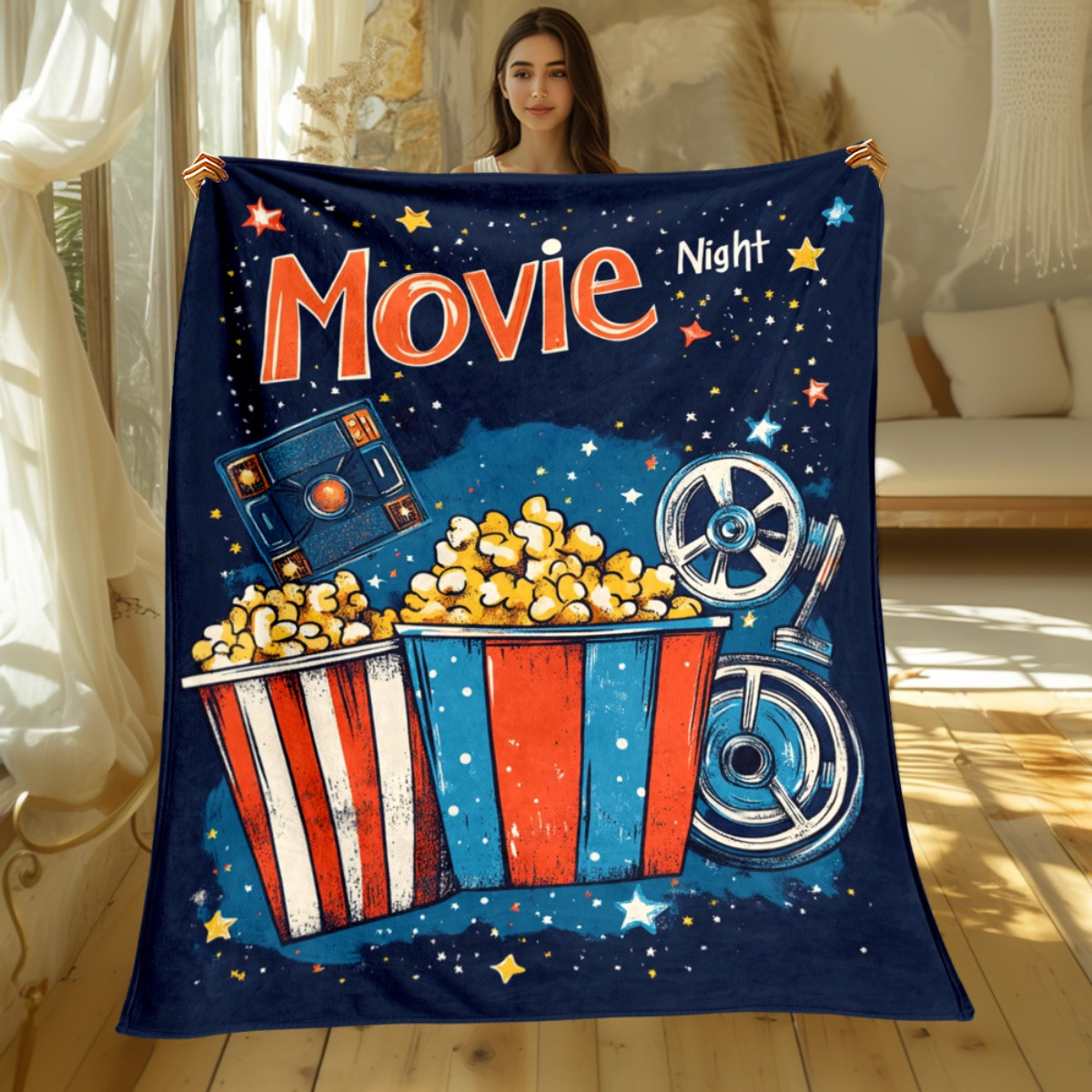 Koc polarowy na wieczór filmow – Home Cinema Kids recenzja i cena