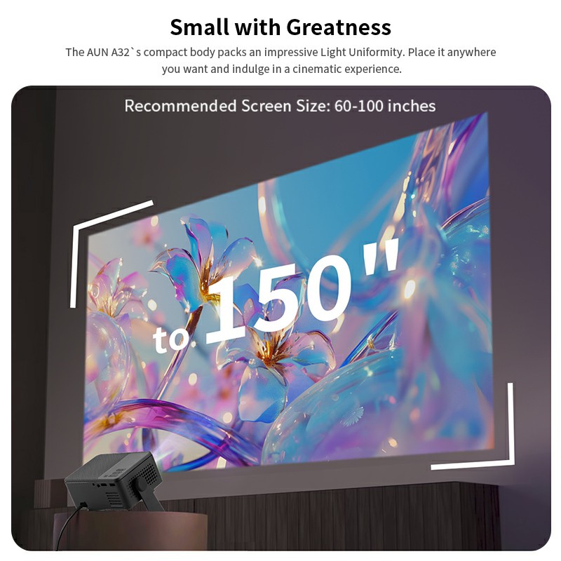AUN A32 Pro Android 13 Projekt – Home Cinema Setup recenzja i cena