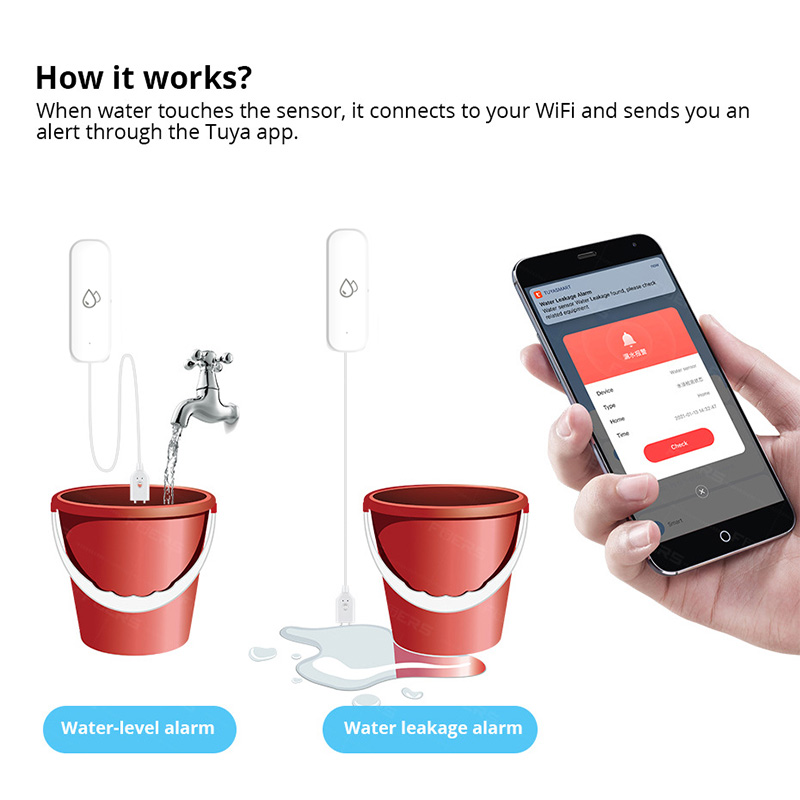 Czujnik wycieku wody Tuya WiFi – Home Cinema Alexa recenzja i cena