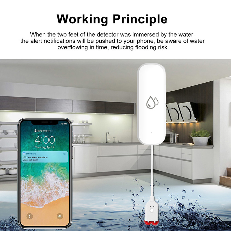 Czujnik wycieku wody Tuya WiFi – Home Cinema Alexa recenzja i cena