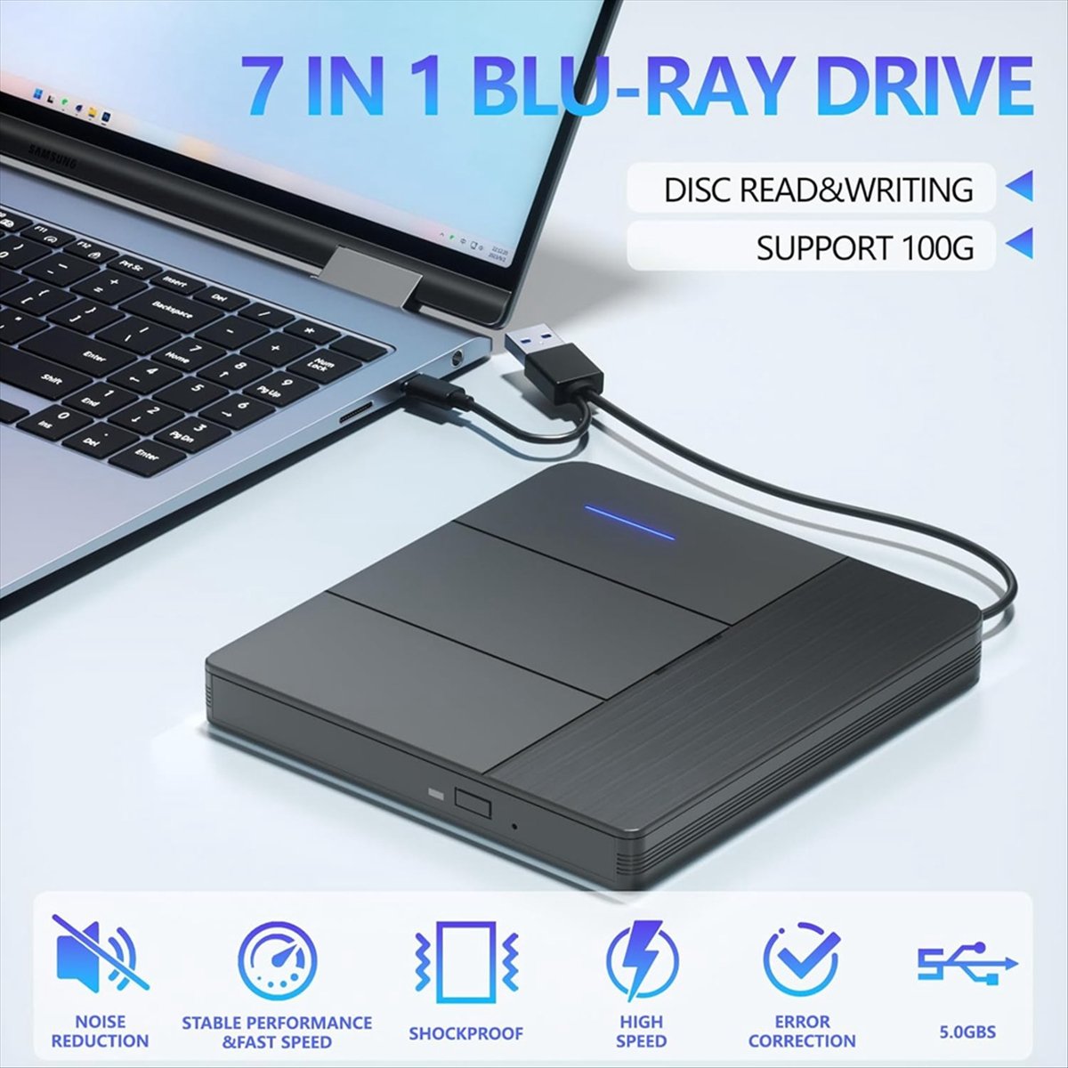Zewnętrzna nagrywarka Blu-Ray  – Blu Ray Disc Player recenzja i cena