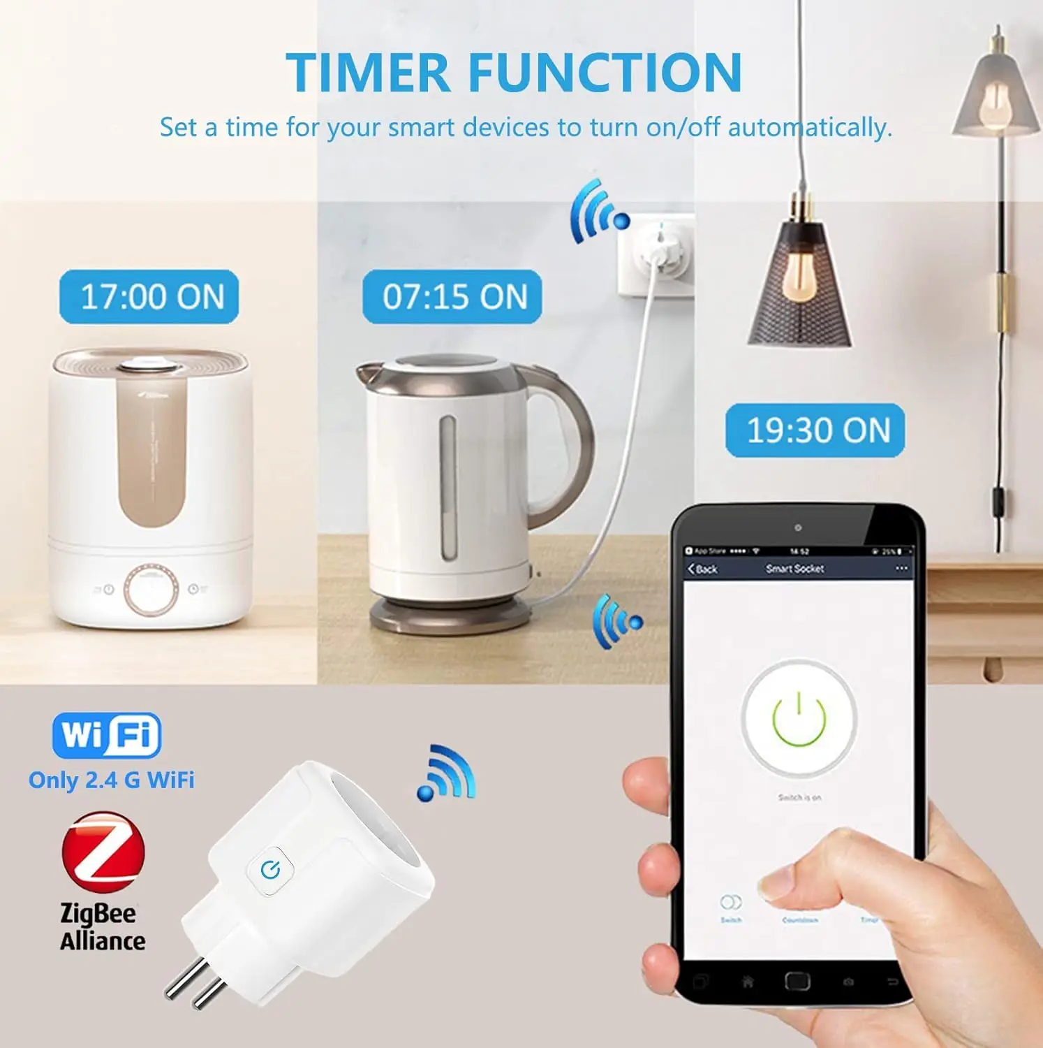 Inteligentna wtyczka ZigBee EU – Home Cinema Alexa recenzja i cena