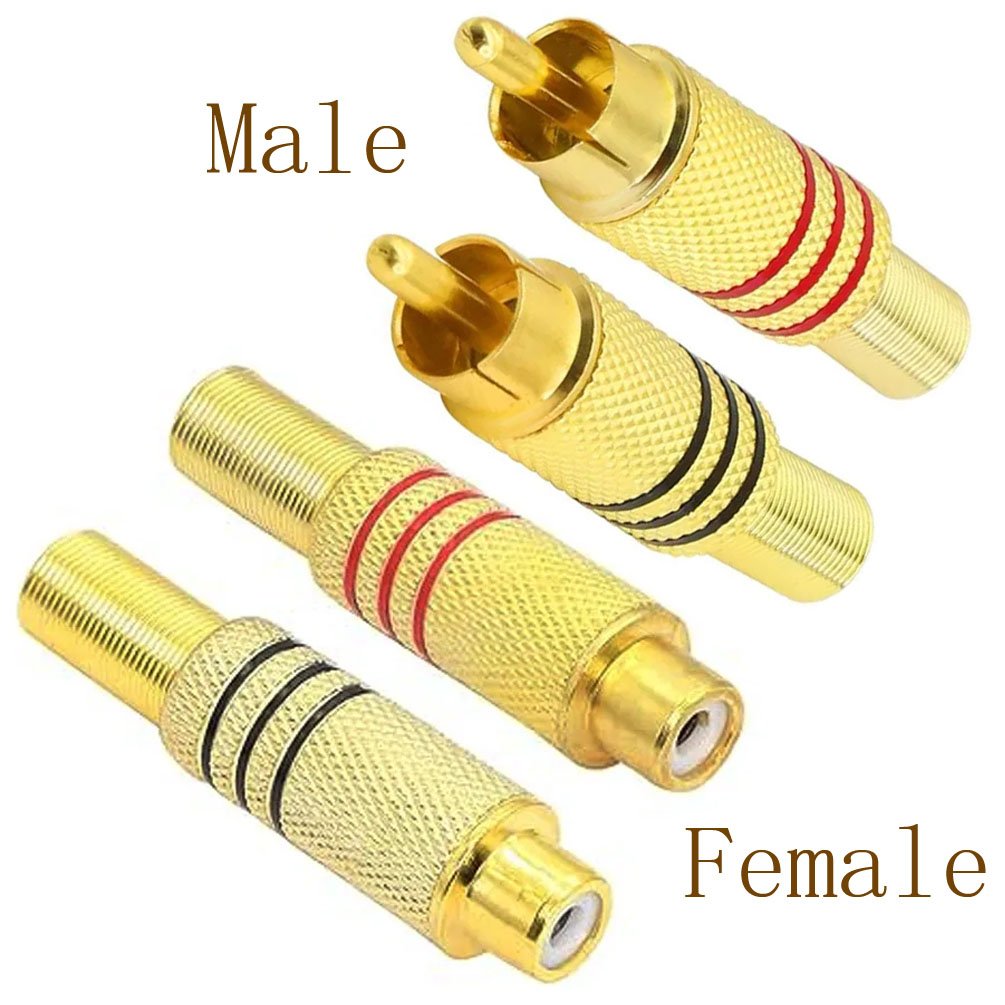 4 SZT. Złącze RCA pozłacane, d – Audio Home Cinema recenzja i cena