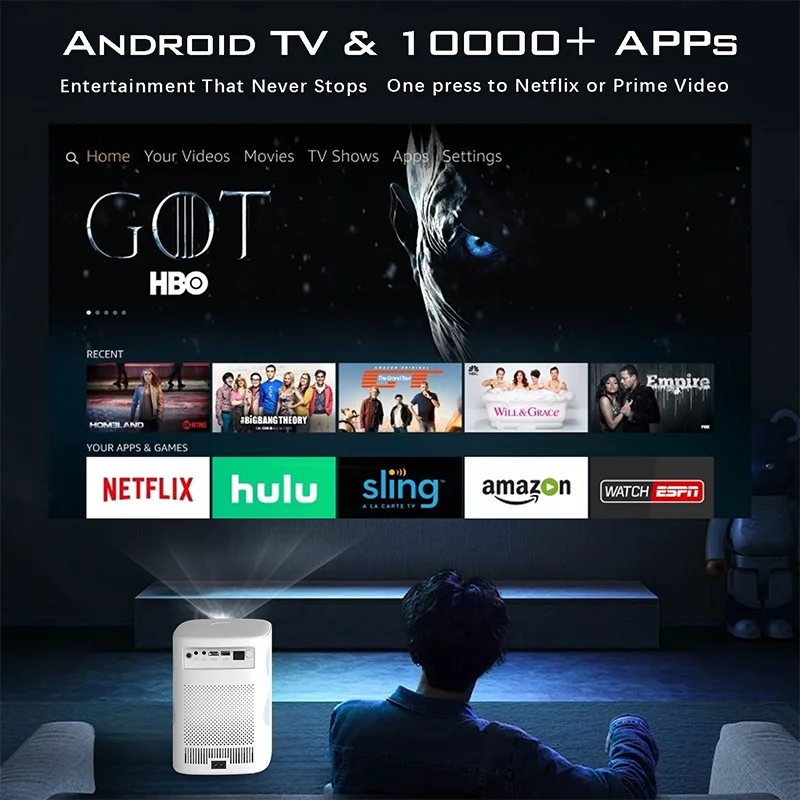Projektor Mini Android 4K z Au – Home Cinema Kids recenzja i cena